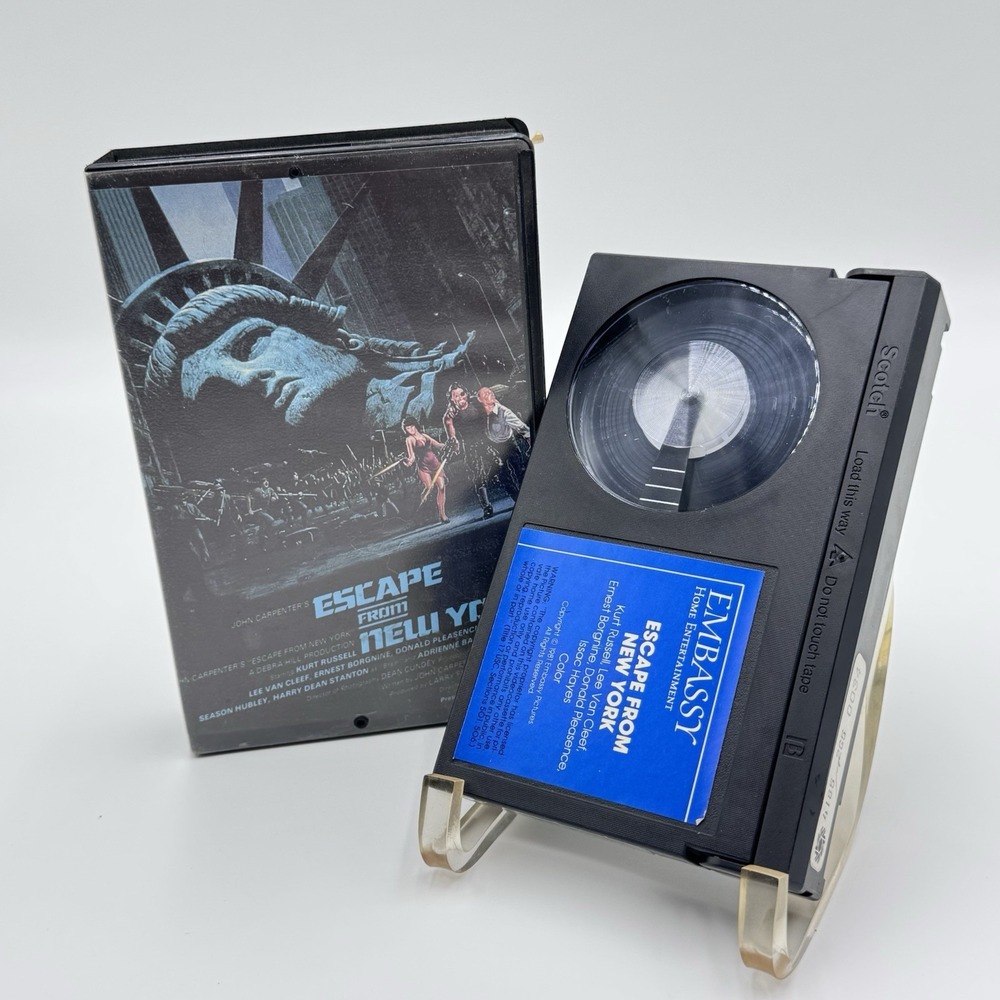 Escape From New York Betamax 1981 Not Vhs John Carpenter +Russell Rare Cult Beta